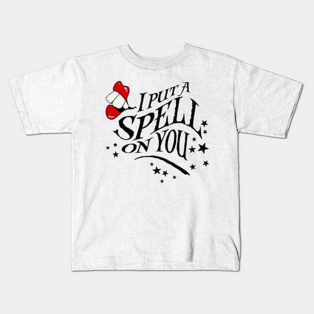 I Put A Spell On You Kids T-Shirt by DesignCat